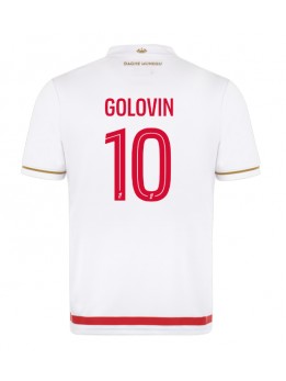 AS Monaco Aleksandr Golovin #10 Replika Hemmakläder 2025-26 Kortärmad